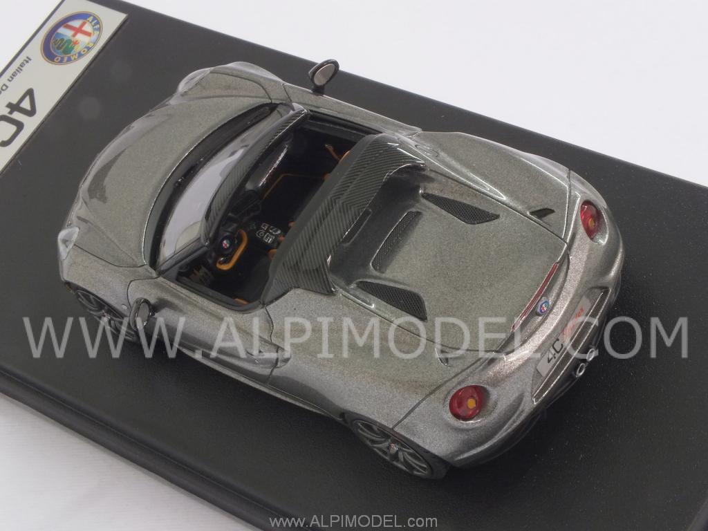 Alfa Romeo 4C Spider Salon Geneve 2014 (Dark Silver) by looksmart