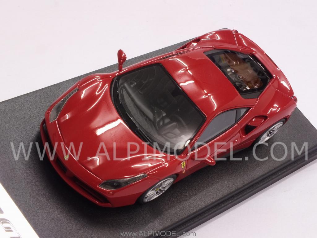 Ferrari 488 GTB Geneva  Motorshow 2015  (New Rosso Corsa Metallic) by looksmart