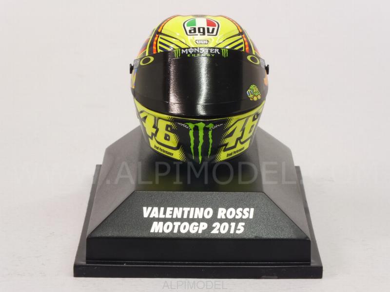 Helmet AGV MotoGP 2015 Valentino Rossi  (1/8 scale - 3cm) by minichamps