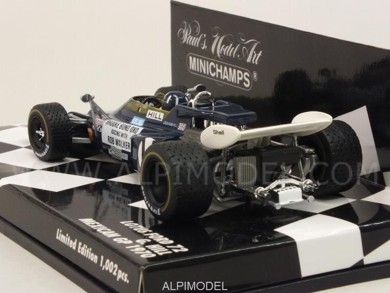 Lotus 72 Ford #14 GP Mexico 1970 Graham Hill by minichamps