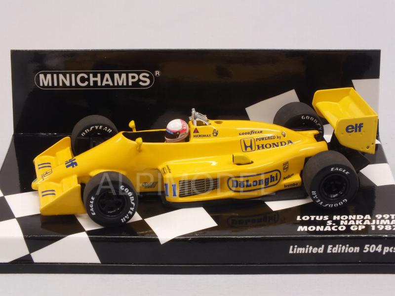 Lotus 99T Honda GP Monaco 1987 Satoru Nakajima by minichamps