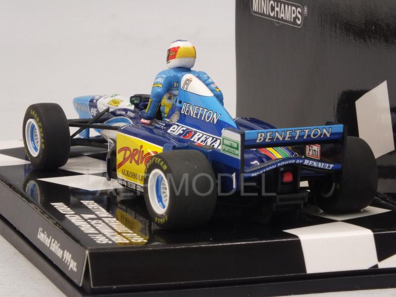 Benetton Renault B195 Michael Schumacher World Champion 1995 by minichamps