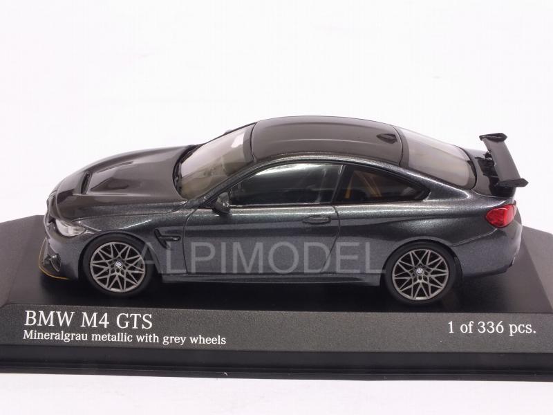 BMW M4 GTS 2016 (Mineral Grey Metallic) by minichamps