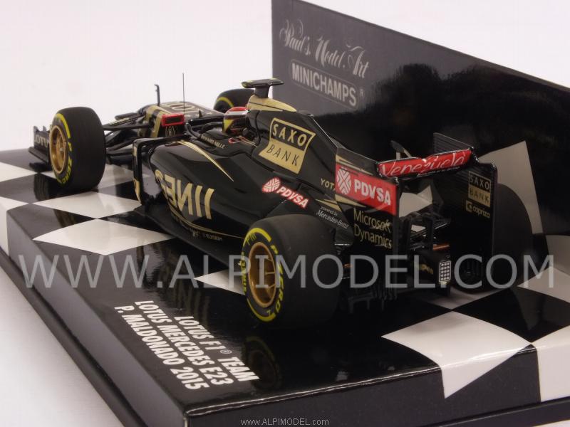 Lotus F1 E23 Hybrid 2015 Pastor Maldonado by minichamps