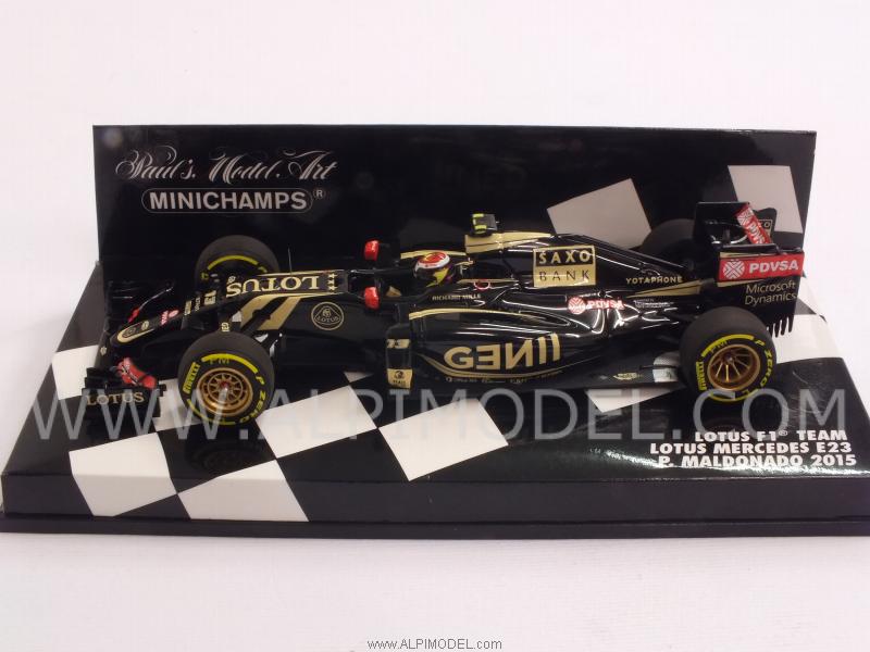 Lotus F1 E23 Hybrid 2015 Pastor Maldonado by minichamps