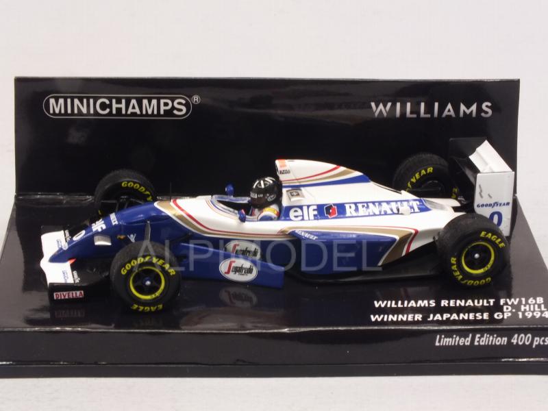 Williams FW16B Renault #0 Winner GP Japan 1994 Damon Hill (HQ resin) by minichamps