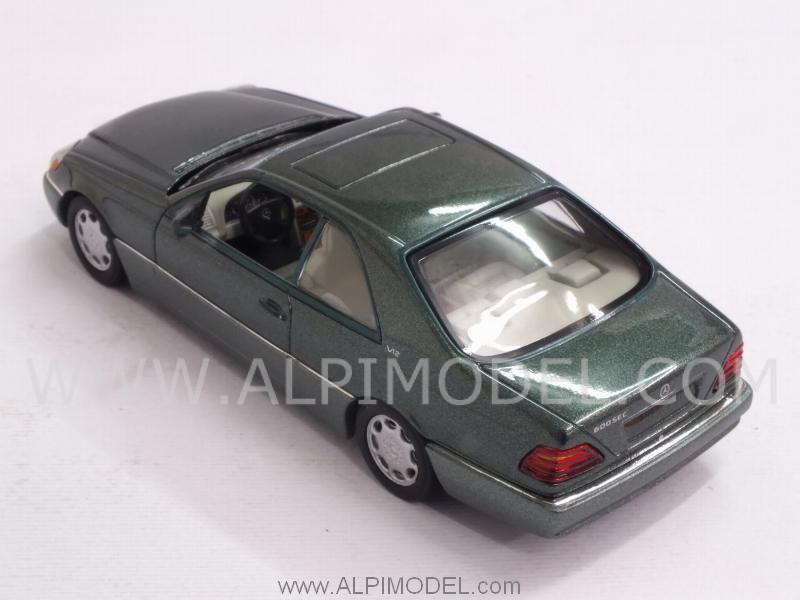Mercedes 600 SEC 1992 (Malachite Green Metallic) by minichamps
