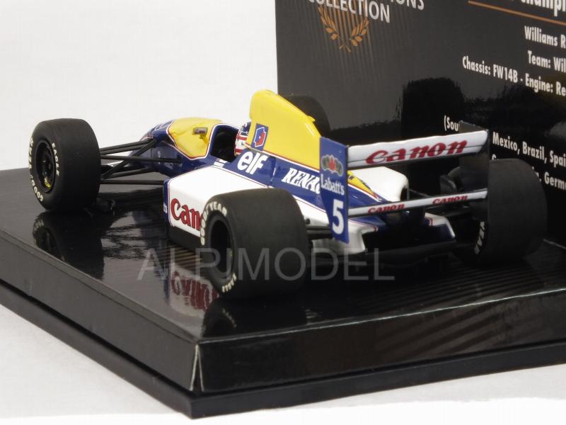 Williams FW14B Renault #5 1992 Nigel Mansell  - World Champion Collection by minichamps