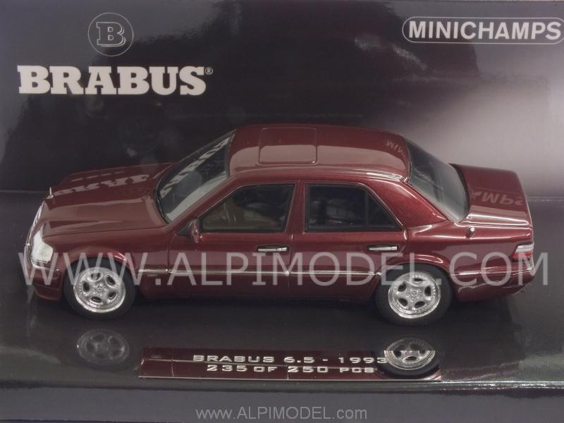 Brabus 6.5 (500E W124) E65 (Red Metallic) by minichamps