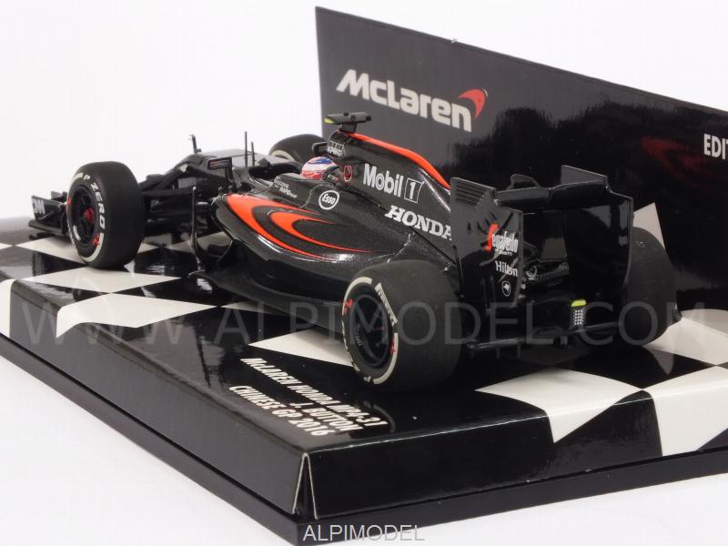 McLaren MP4/31 Honda #22 GP China 2016 Jenson Button by minichamps