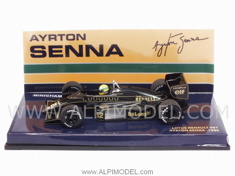 Lotus 98T Renault Turbo 1986  Ayrton Senna (New Edition) by minichamps