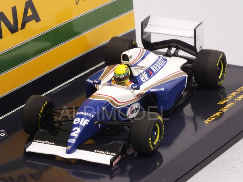 Williams FW16 Renault #2 GP San Marino 1994 Ayrton Senna fatal race (HQ resin) by minichamps