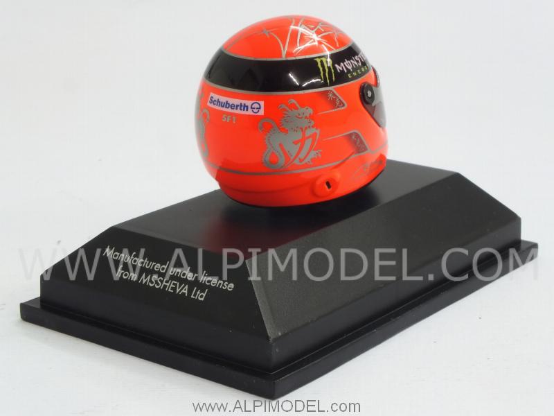 Helmet Michael Schumacher 2011 (Minichamps- Schuberth) (1/8 scale- 3cm) by minichamps