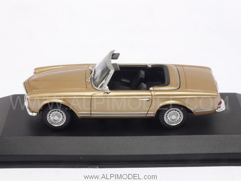 Mercedes 230 SL 1965 (Gold Metallic) 'Maxichamps' Edition by minichamps
