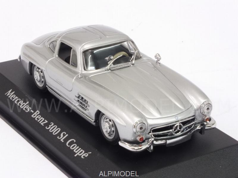 Mercedes 300 SL Coupe (W198iI) 1955 (Silver) 'Maxichamps' Edition by minichamps