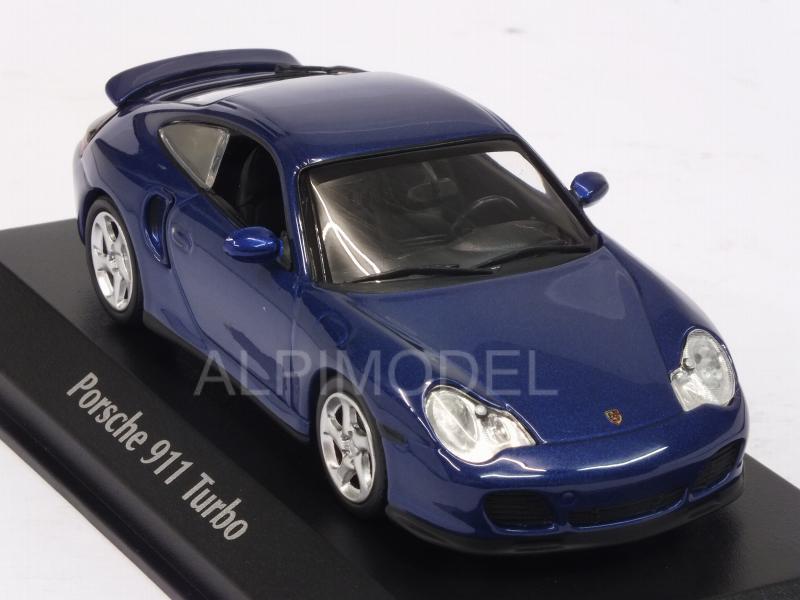Porsche 911 Turbo (996) 1999 (Blue Metallic) 'Maxichamps' Edition by minichamps