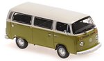 Volkswagen T2 Bus 1972 (White/Green)  'Maxichamps' Edition by MINICHAMPS