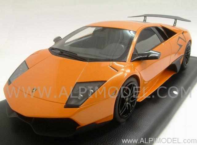 Lamborghini Murcielago LP6704 SV 1 18 scale Orange Borealis Gift box 