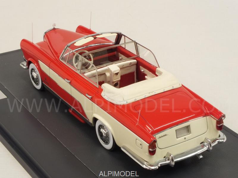 Mercedes 300C Ghia Allungata Cabriolet 1956 /Red/White) by matrix-models