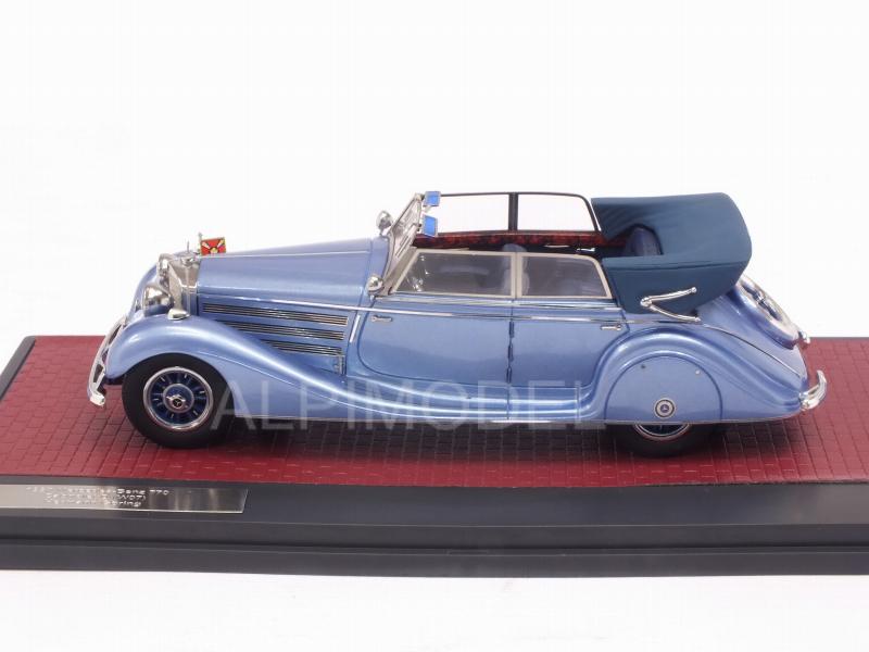 Mercedes 770 Cabriolet D (W07) Hermann Goering 1937 (Blue Metallic) by matrix-models