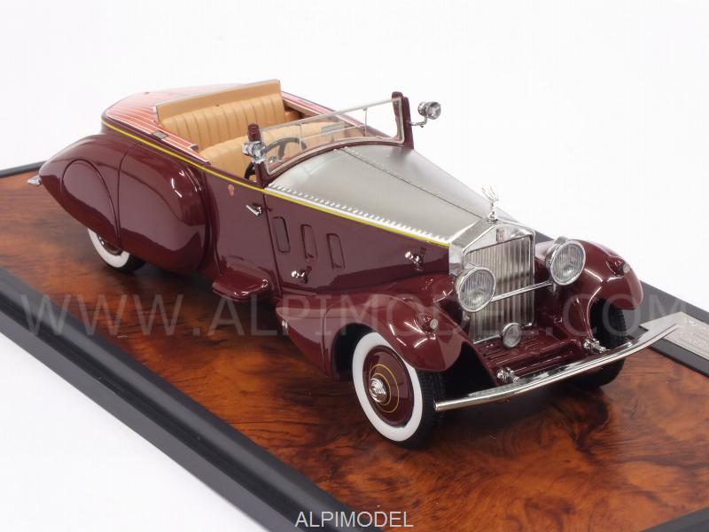 Rolls Royce Phantom II Barker Boattall HRH Maharadja of  Rewa 1930 (Red) by matrix-models
