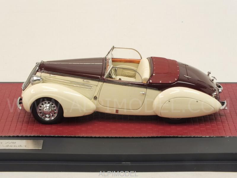 Steyr 220 Gleaser Sport Cabriolet 1938 (White/brown) by matrix-models