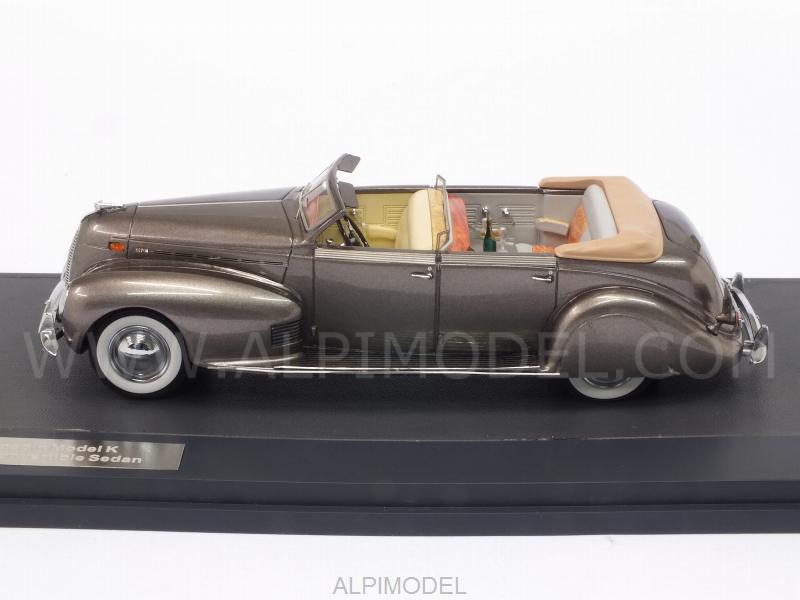 Lincoln Model K Le Baron Convertible Sedan 1938 (Grey Metallic/Beige) by matrix-models