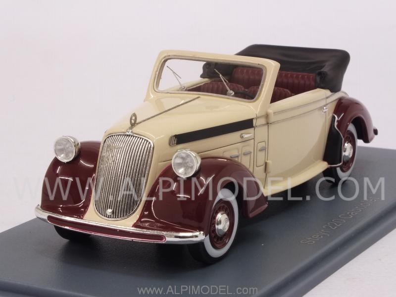 Steyr 220 Vabriolet 1937 (Cream/Dark Red) by neo