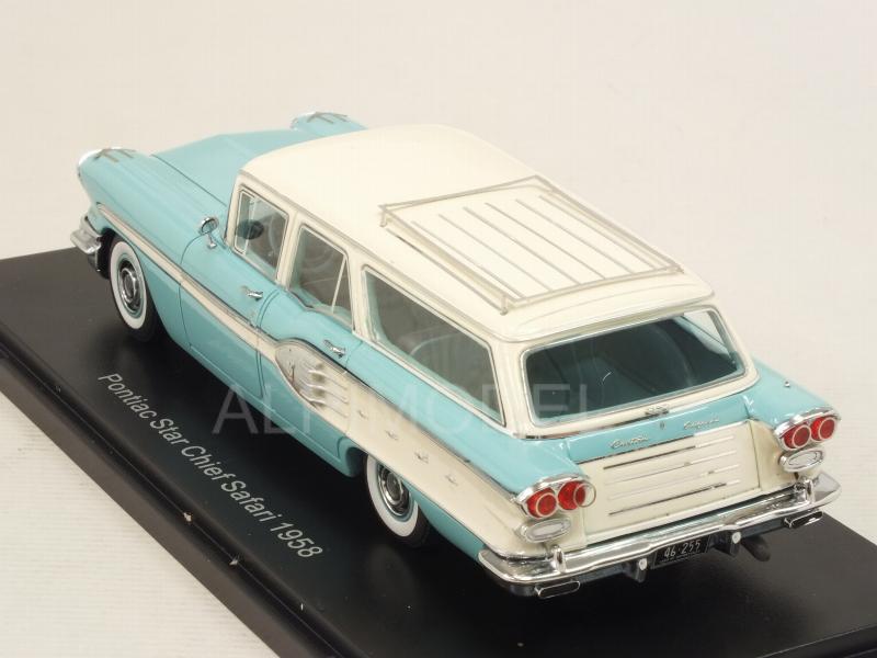 Pontiac Starchief Safari 1958 (Turquoise/White) by neo