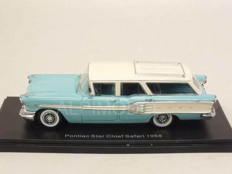 Pontiac Starchief Safari 1958 (Turquoise/White) by neo