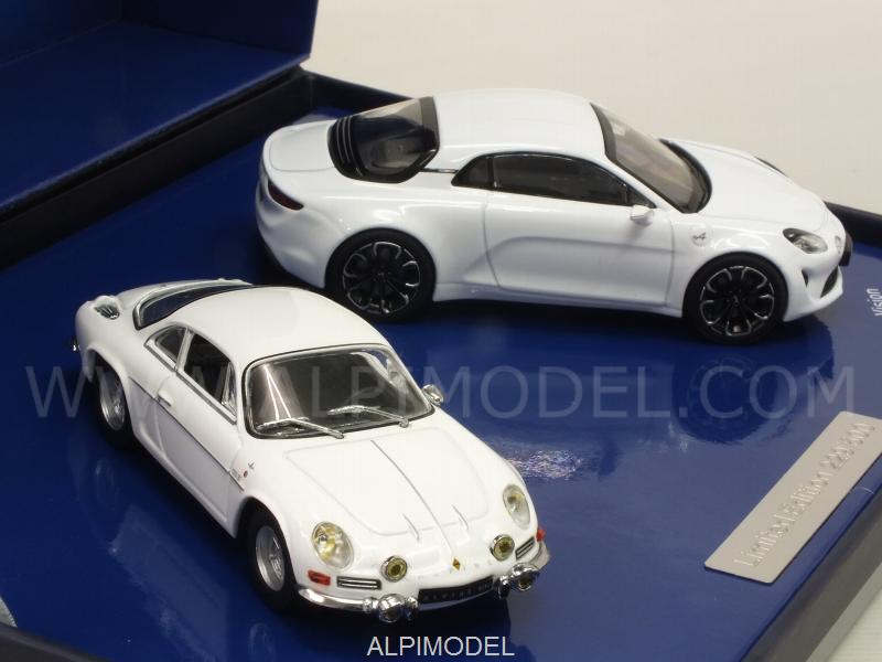 Alpine A110 + Vision 2016 (2 Cars set) Gift box by norev