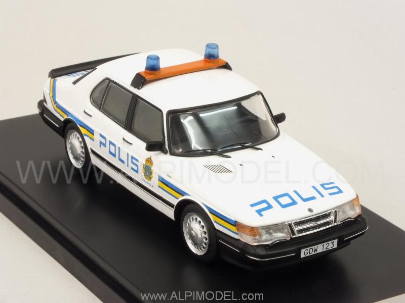 Saab 900i 1987 Sweden Police by premium-x