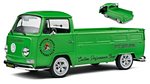 Volkswagen T2 PickUp Rooster Speed Motorcycle Custom 1968 (Green) by SOLIDO