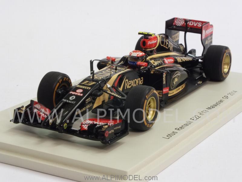 Lotus E22  #10 GP Malaysia 2014 Pastor Maldonado by spark-model