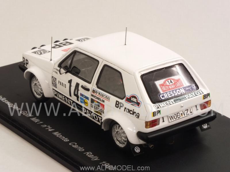 Volkswagen Golf Mk1 #14 Rally Monte Carlo 1980 Therier - Vial by spark-model