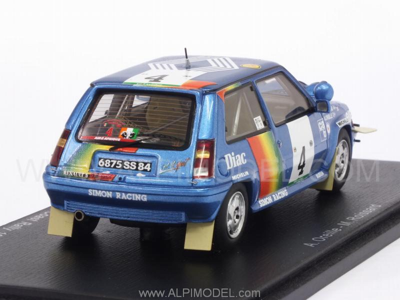 Renault 5 GT Turbo #4 Rally Ivory Coast 1990 Oreille - Oissard by spark-model