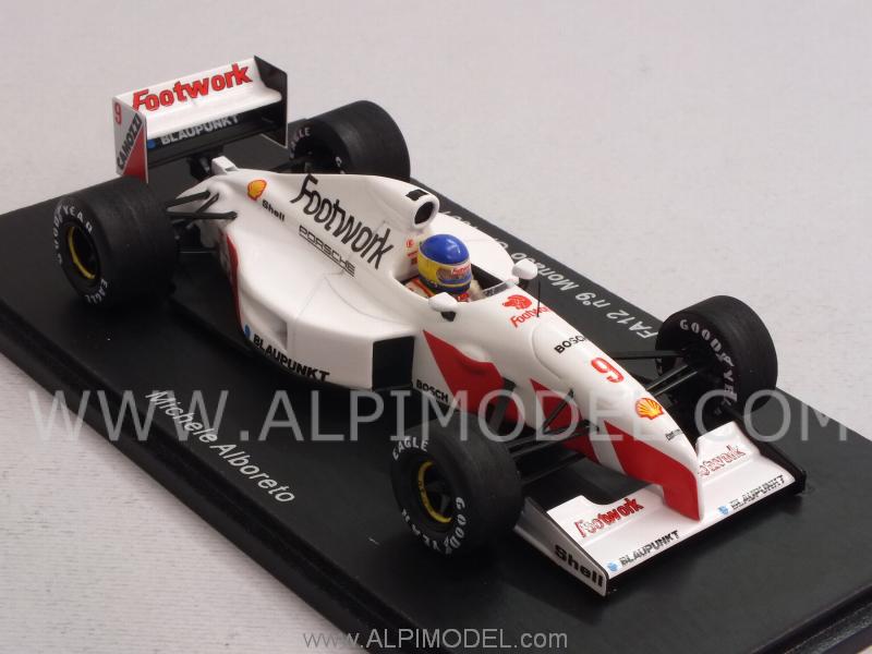 Footwork FA12 Porsche #9 GP Monaco 1991 Michele Alboreto by spark-model