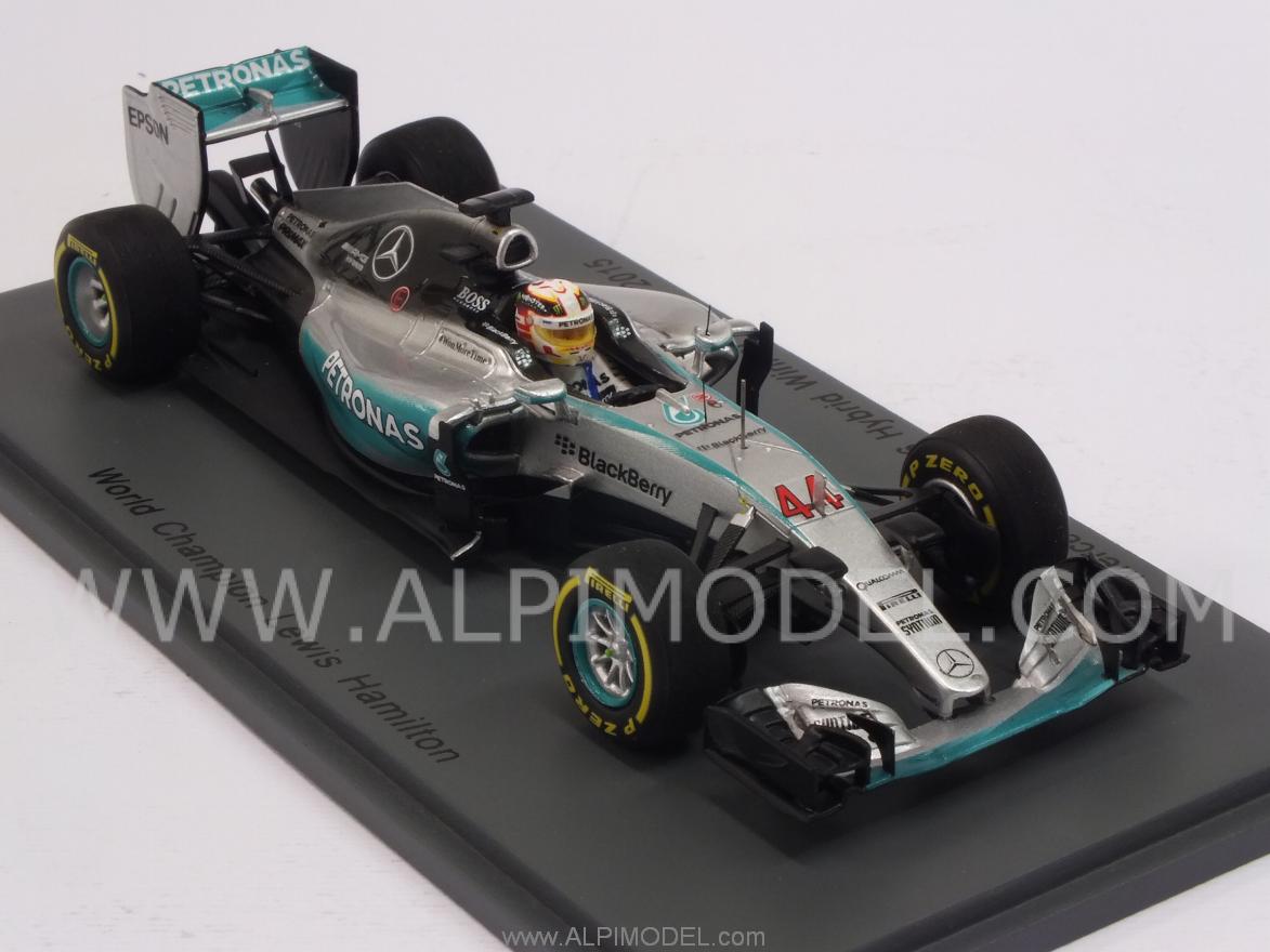 Mercedes W06 2015 #44 Winner GP USA 2015 World Champion Lewis Hamilton by spark-model