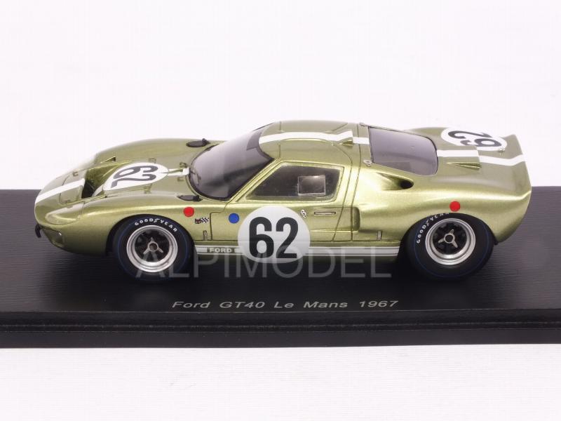 Ford GT40 #62 Le Mans 1967 Salmon - Redman by spark-model