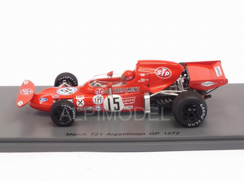 March 721X #15 GP Argentina 1972 Niki Lauda by spark-model