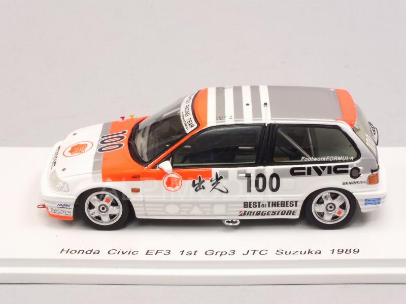 Honda Civic EF3 #100 Winner Grp.3 JTC Suzuka 1989 Katayama - Muramatsu by spark-model