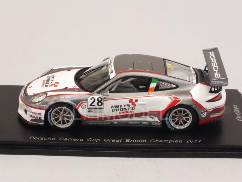 Porsche 911 GT3 #28 Champion Carrera Cup Great Britain 2017 Charrlie Eastwood by spark-model