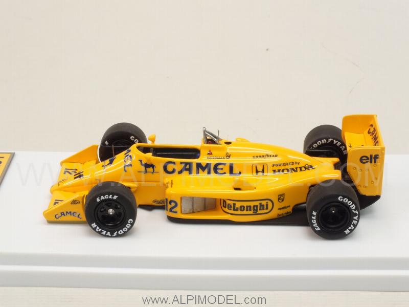 Lotus 99T Honda GP USA 1987 Winner Ayrton Senna (HQ Metal model) by tameo