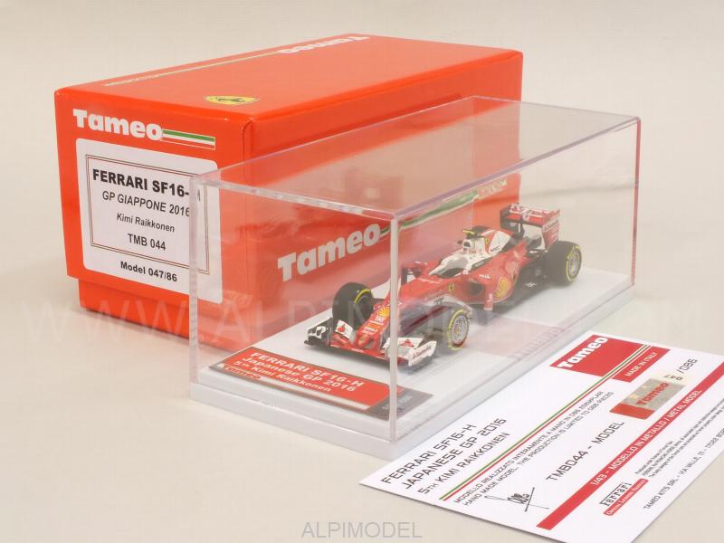 Ferrari SF16-H GP Japan 2016 Kimi Raikkonen (HQ Metal model) by tameo
