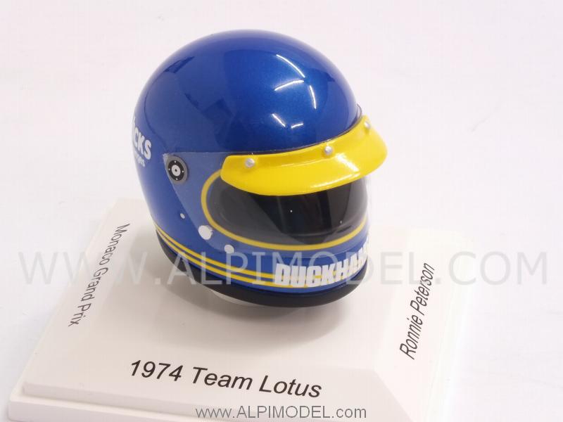 Helmet Team Lotus Formula 1 1974 Ronnie Peterson (1/8 scale - 3cm) by true-scale-miniatures