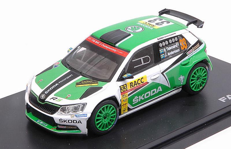 Skoda Fabia III R5 #33 Rally RACC Catalunya 2016 Tidem.- Anders by abrex