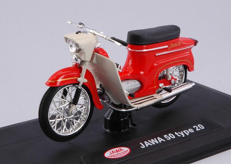 Scooter Jawa 50 Type 20 (Red/Ccream) by abrex