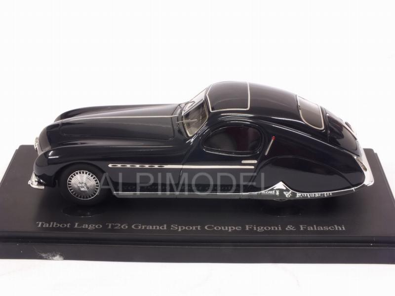 Talbot Lago T26 Grand Sport Coupe Figoni-Falaschi 1949 (Dark Blue) - auto-cult