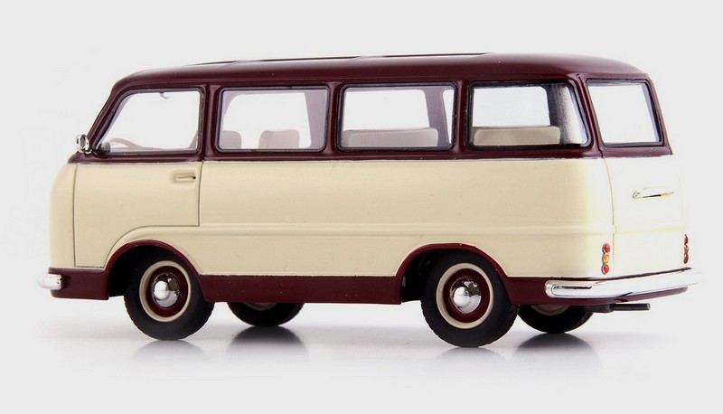Skoda 979-I Minibus Prototype 1956 (Ivory/Dark Red) - autocult