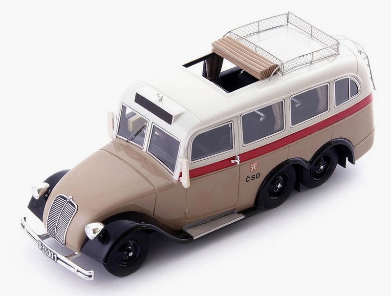 Tatra T82 Bus 1937 (Beige/White) by autocult